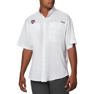 Texas A&M Aggies NWT Columbia PFG Tamiami Men's Button-Down Shirt, M